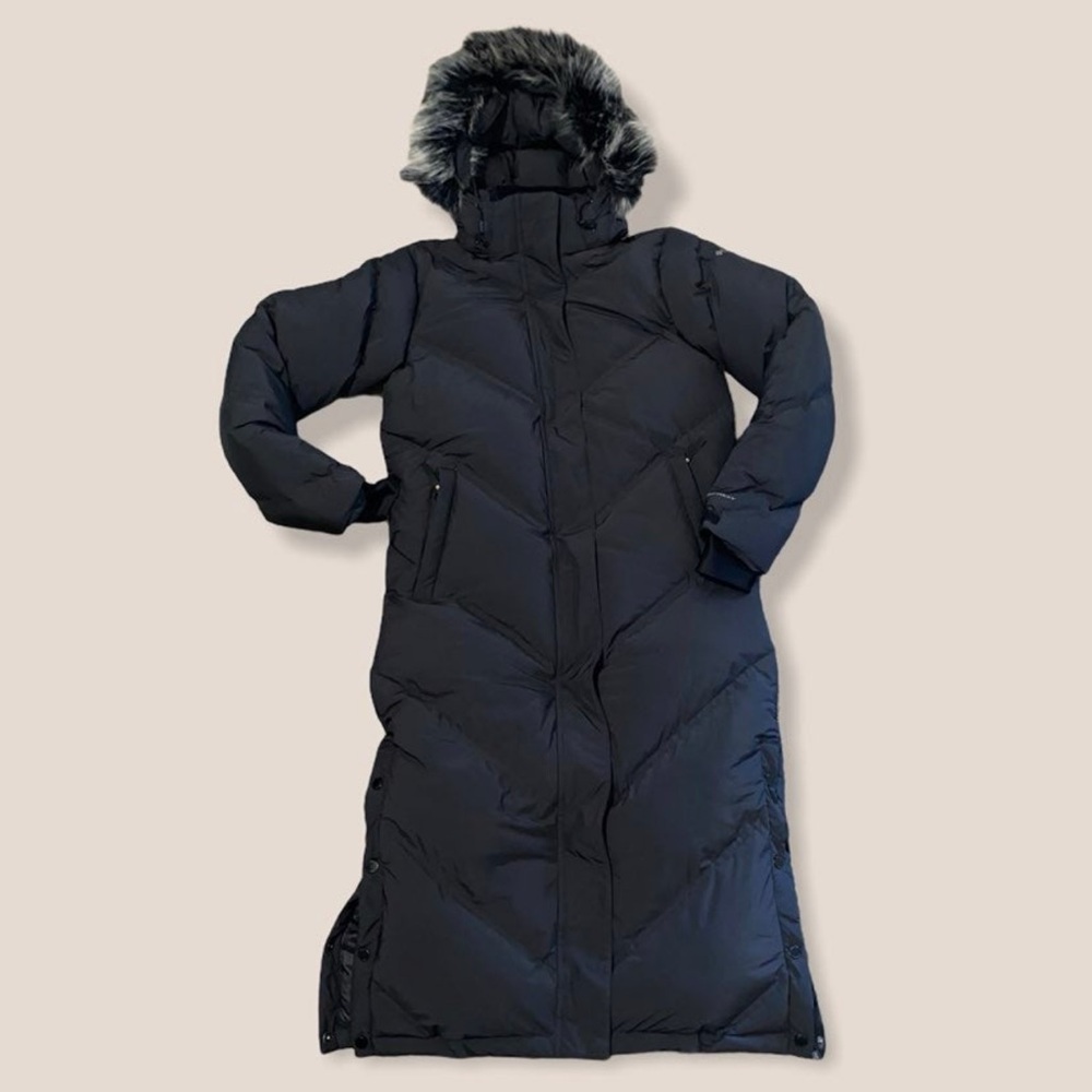Columbia Women's Black Long Puffer Coat